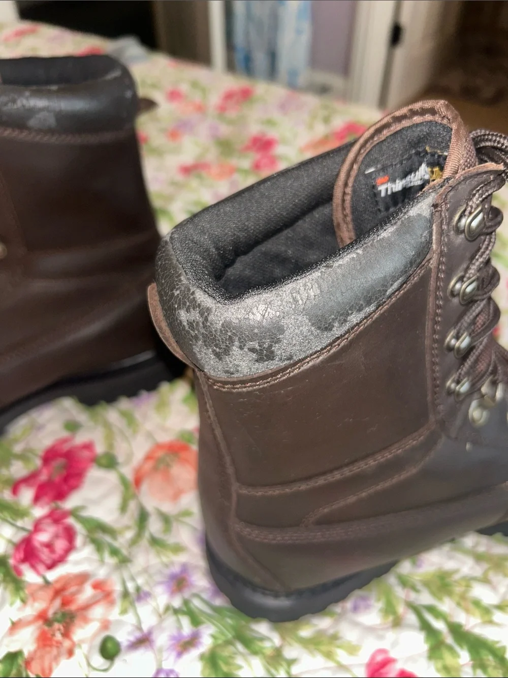 Field & Stream Dark Brown Waterproof Lace-Up Men's Boot
